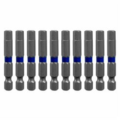 10 pieces - Steel bit set HEX6, 50 mm, Cutop Profi