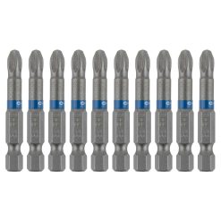 10 pieces - Steel bit set PH3, 50 mm, Cutop Profi