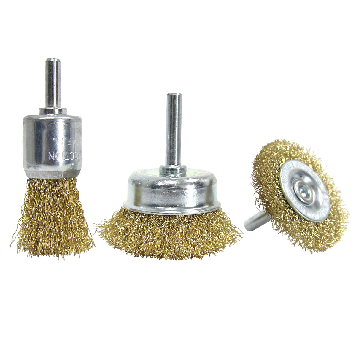 Cutop Profi drill brush set, 3 pieces