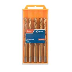 Metal drill with titanium nitride application